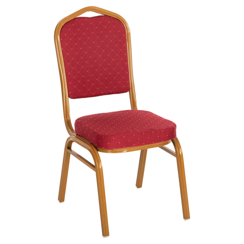 Стол, HM0054.21, Червен, Текстил, 44х66х92см.