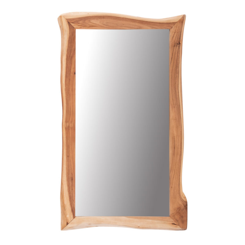 Огледало, Zion, Натурален, Дърво, 140х80х4см.