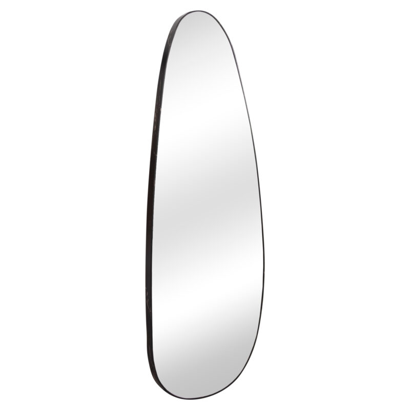 Огледало, CRITHER, Черен, Мдф, 49х140см.