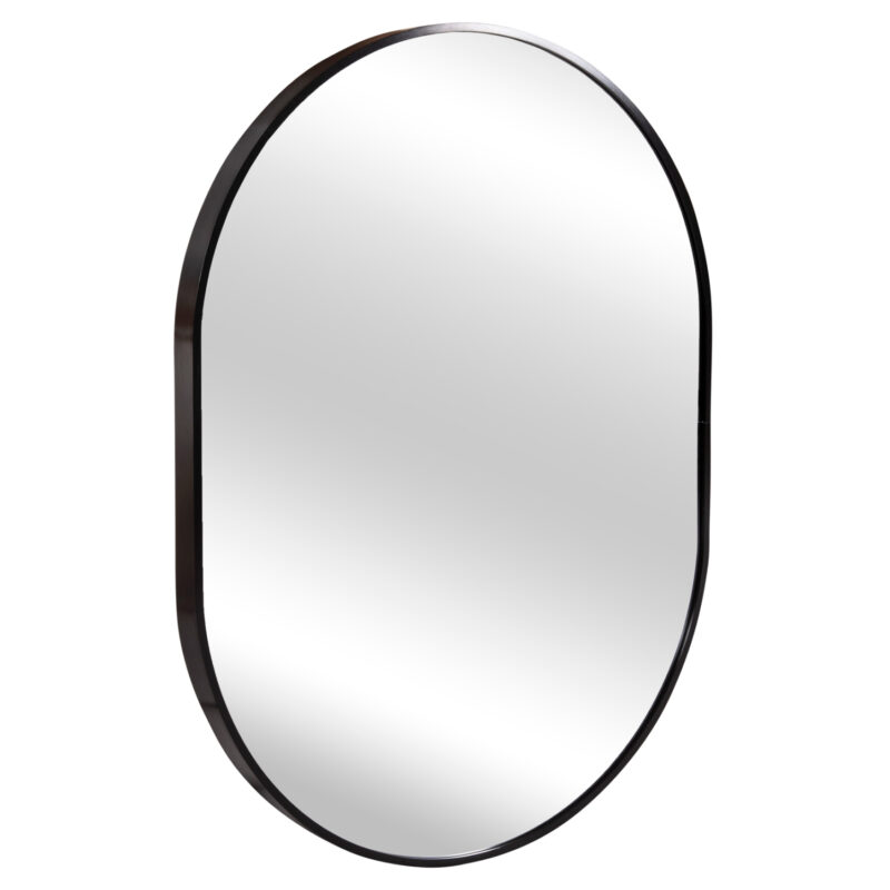 Огледало, HM4500.01, Черен, Алуминий, 59х79см.