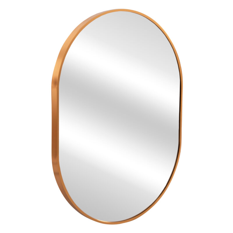 Огледало, ARCHER, Златист, Алуминий, 59х79см.