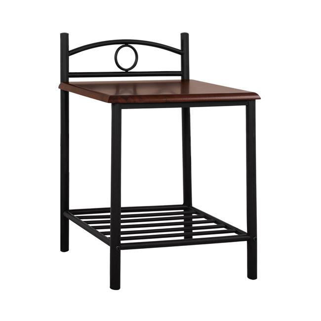 Нощно шкафче, Suzie, Натурален, Дърво, 45х35х48см.