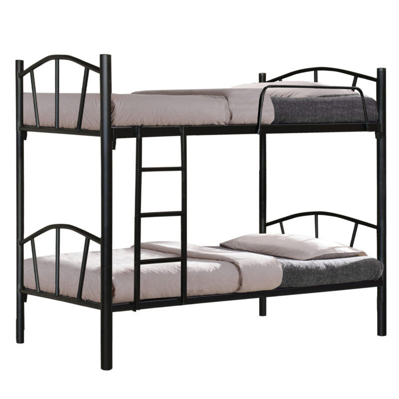 Легло, HM328.01, Черен, Метал, 90х190см.