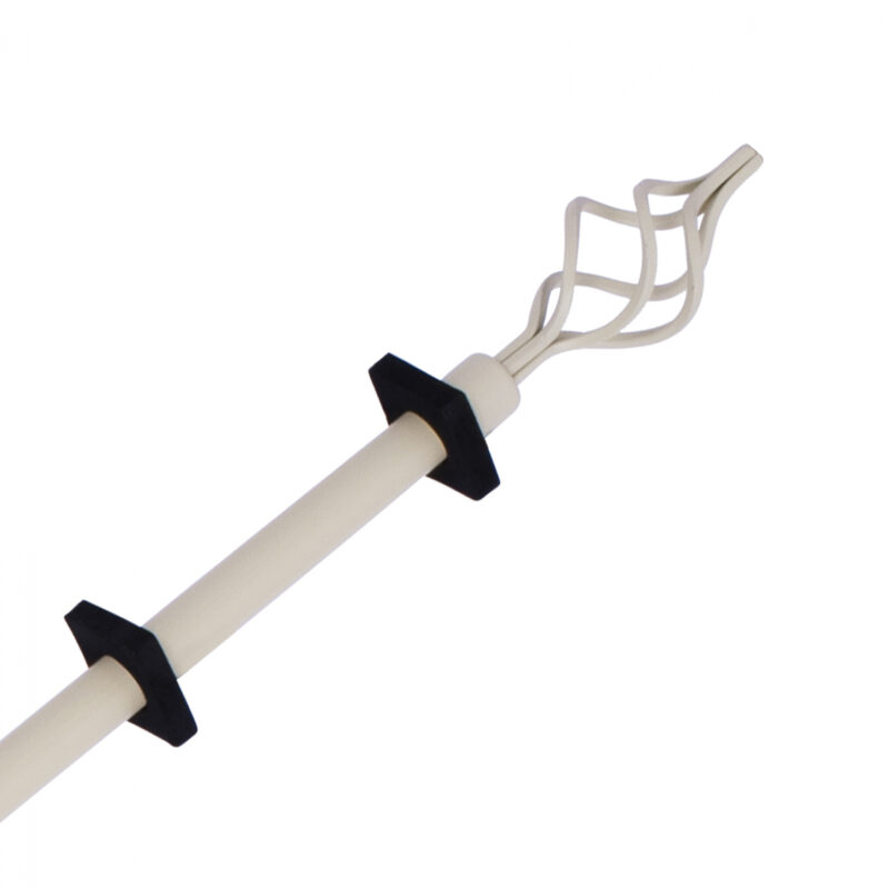 Корниз, Ε-0316, Слонова кост, Метал, 110х210см.