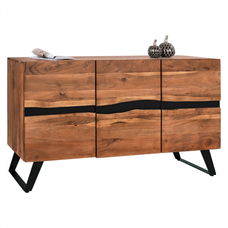 Бюфет, Alicia, Натурален, Дърво, 148х43х86см.