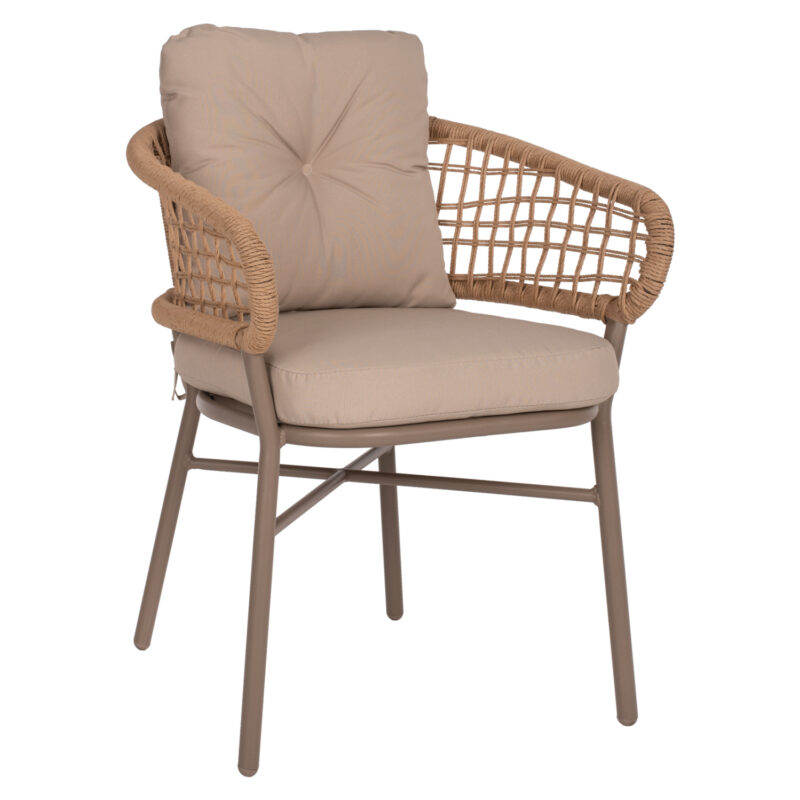 Фотьойл, HM5863.02, Капучино, Ратан, 60х56х84см.