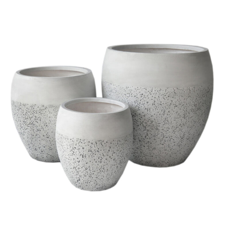 Градински саксии, HM4718, Бял, Пластмаса, 55х54см.