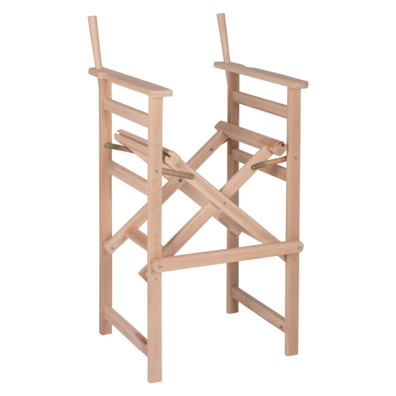 Бар стол, Palmer, Натурален, Дърво, 57х57х117см.