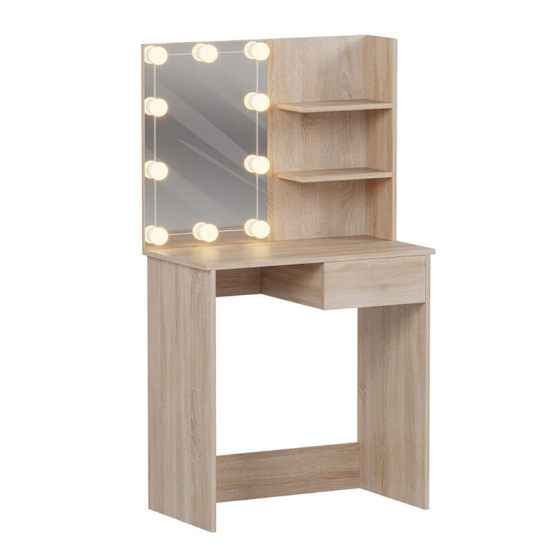 Тоалетка, Lauryn, Сонома, Пдч, 75х40х134см.