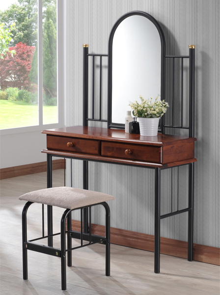 Тоалетка, HM308, Натурален, Дърво, 33х90х148см.