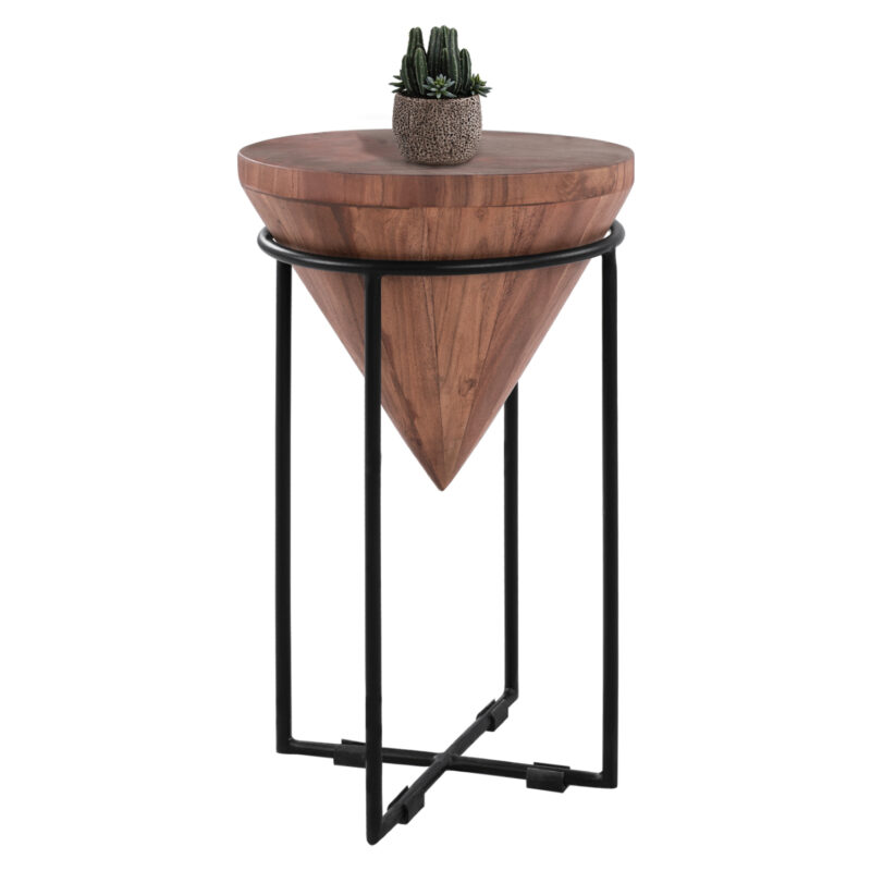 Маса за кафе, HM8217.11, Капучино, Дърво, 31х53см.