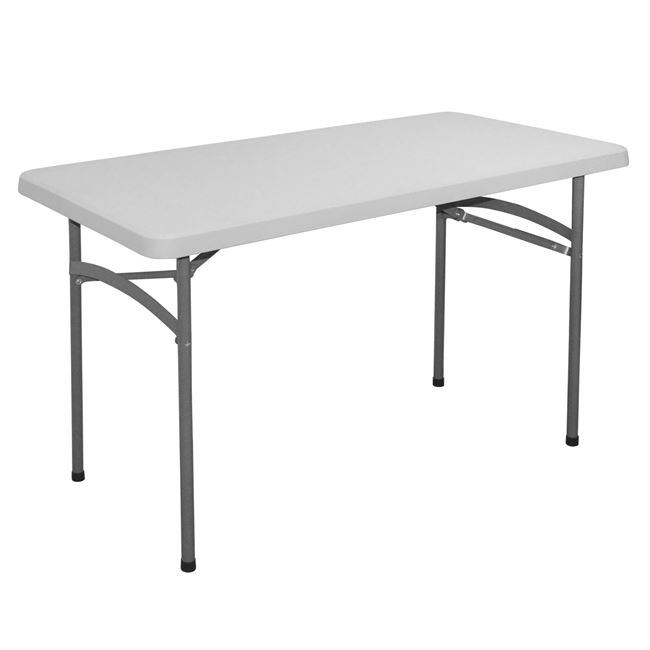 Маса, HM5063, Бял, Пластмаса, 122х60х74см.