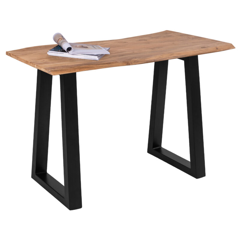 Конзолна маса, HM8744.11, Натурален, Дърво, 120х53х96см.