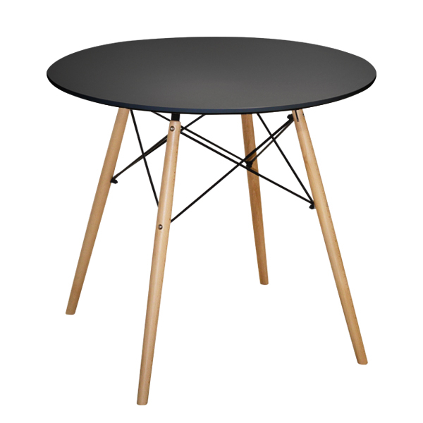 Маса, HM0059.02, Черен, Мдф, 80х72х80см.