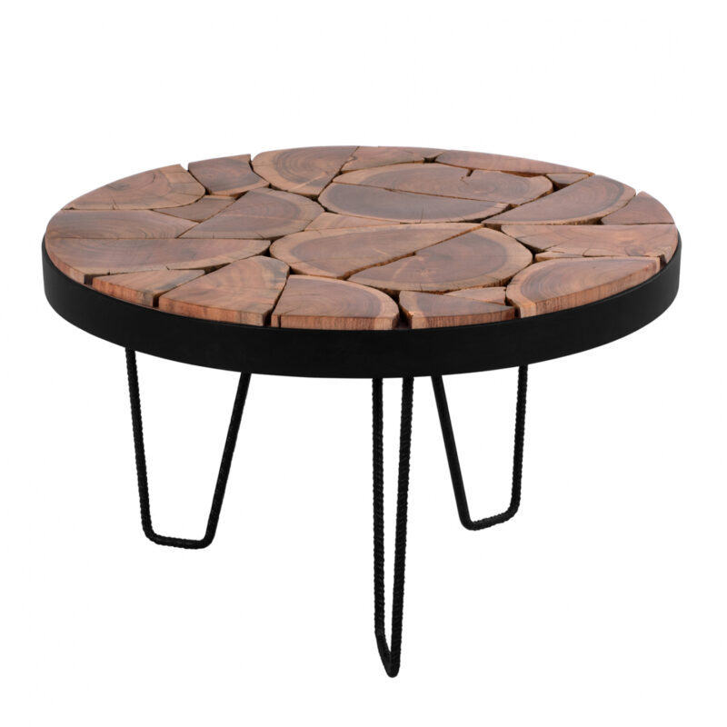 Маса, TIMOTHY, Капучино, Дърво, 73х45см.