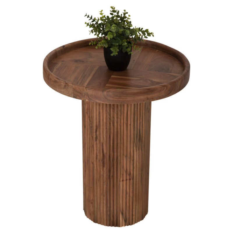 Маса, Rajjeh, Натурален, Дърво, 50х60см.