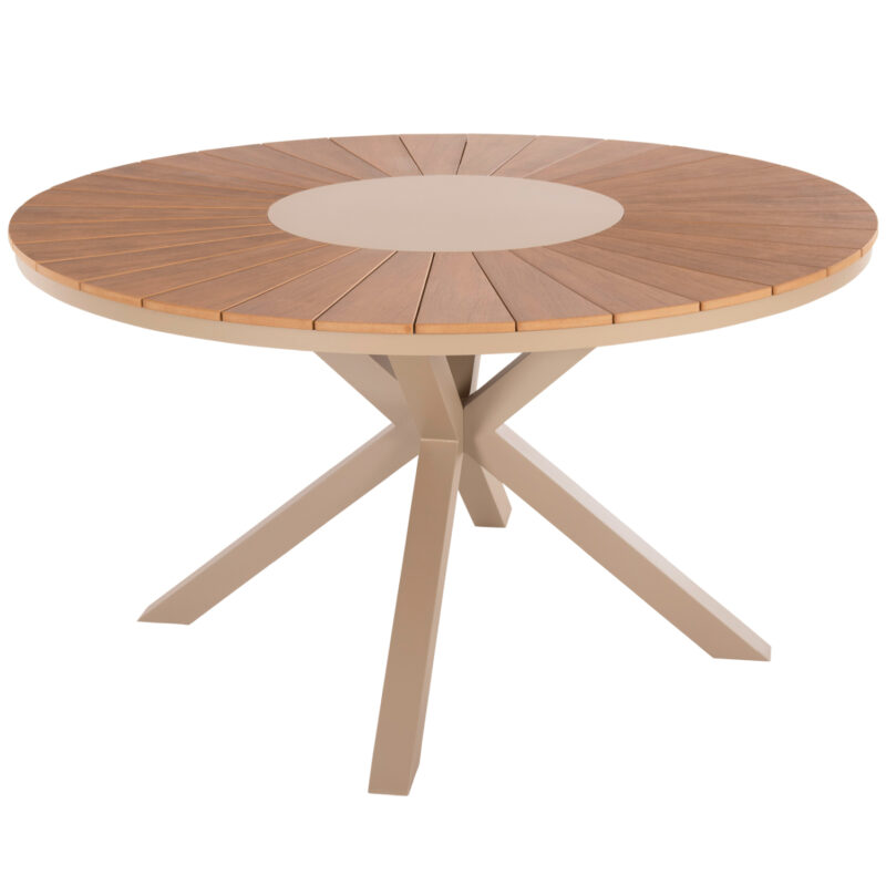 Маса, HM6042.04, Шампанско, Polywood, Φ150см.