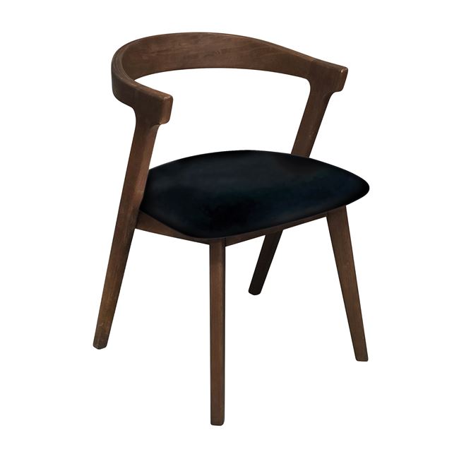 Стол, SANDRA, Орех, Дърво, 52х56х76см.