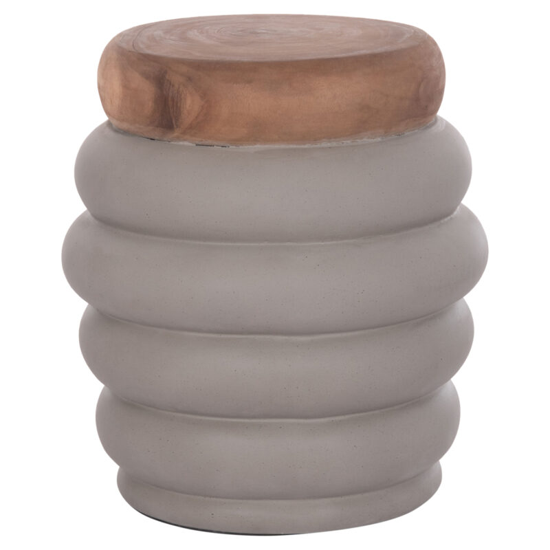 Маса, PUFFAT, Натурален, Дърво, 45х45х46см.