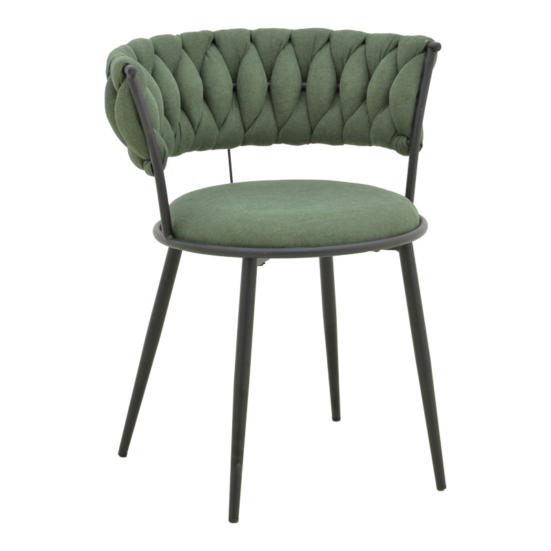 Фотьойл, Alkia I, Зелен, Текстил, 57х58.5х72см.