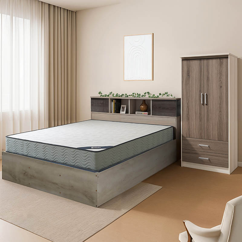 Спален комплект, Mellow, 200-001351, Дъб, Пдч