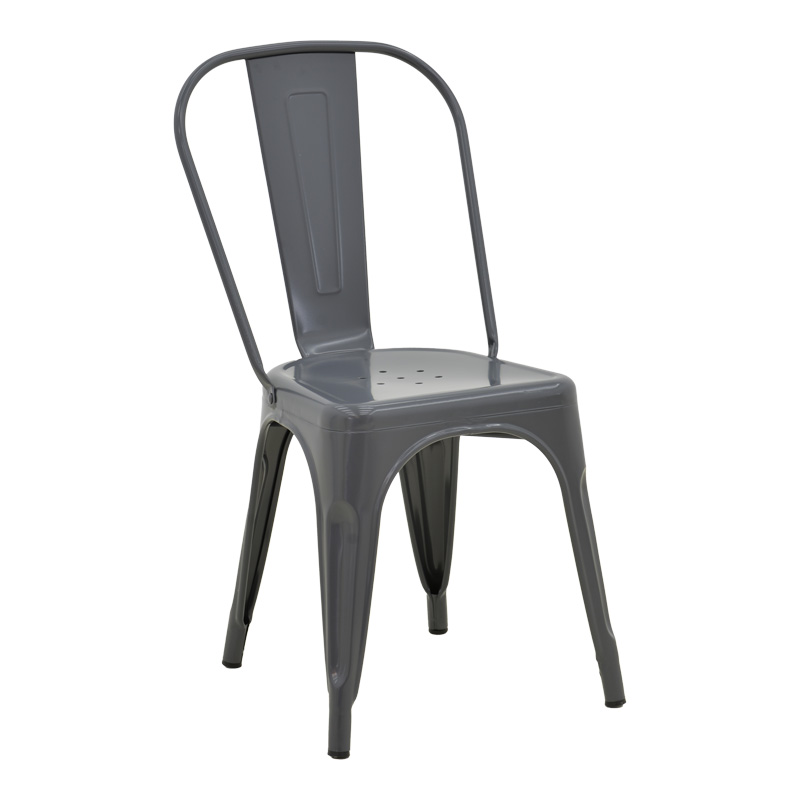 Стол, Utopia, Антрацит, Метал, 44х44х85см.