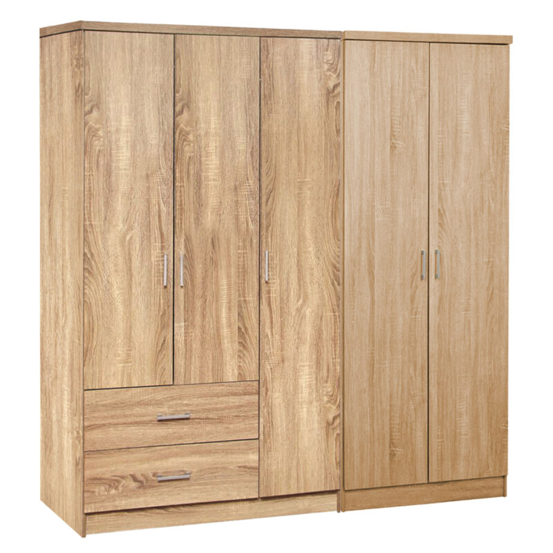 Гардероб, HM21234.02, Сонома, ПДЧ, 150х42.5х181см.