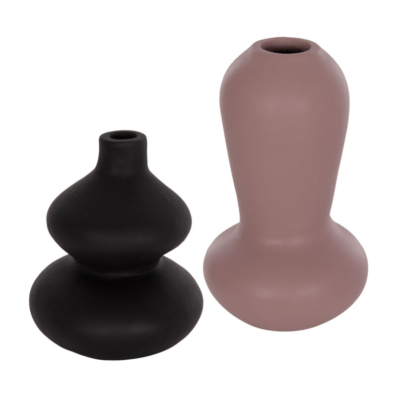 Ваза, HM21144, Лилав, Керамика