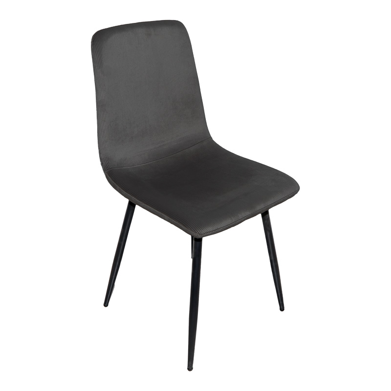 Стол, Grato, Черен, Текстил, 45.5х53.5х88.5см.