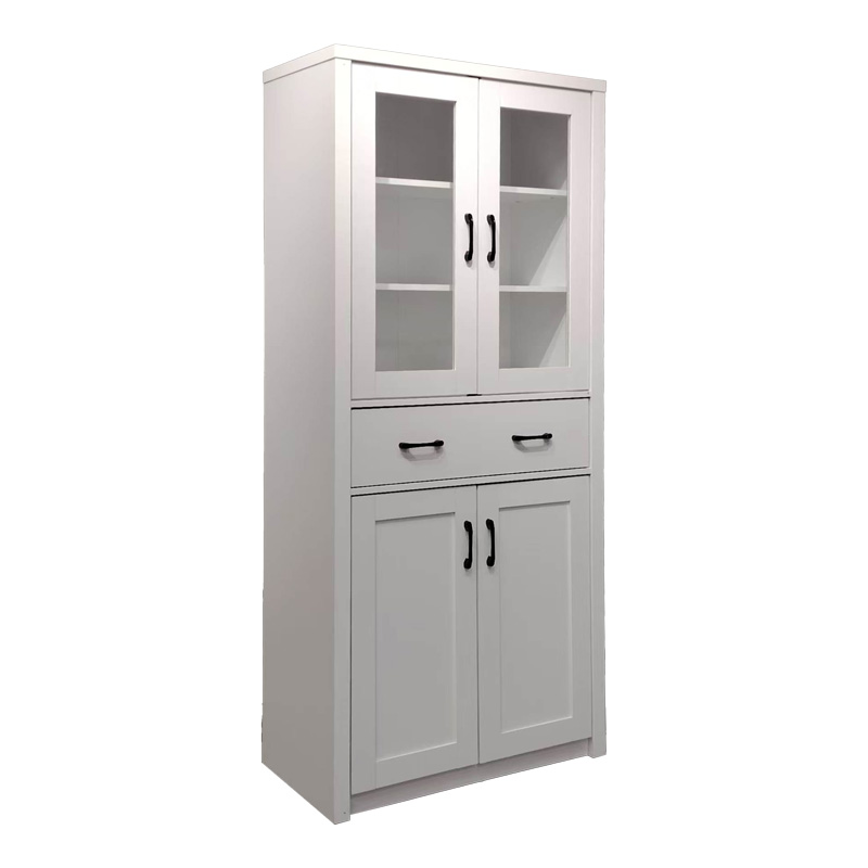 Гардероб, Nisso, Бял, Пдч, 80х40х183.5см.