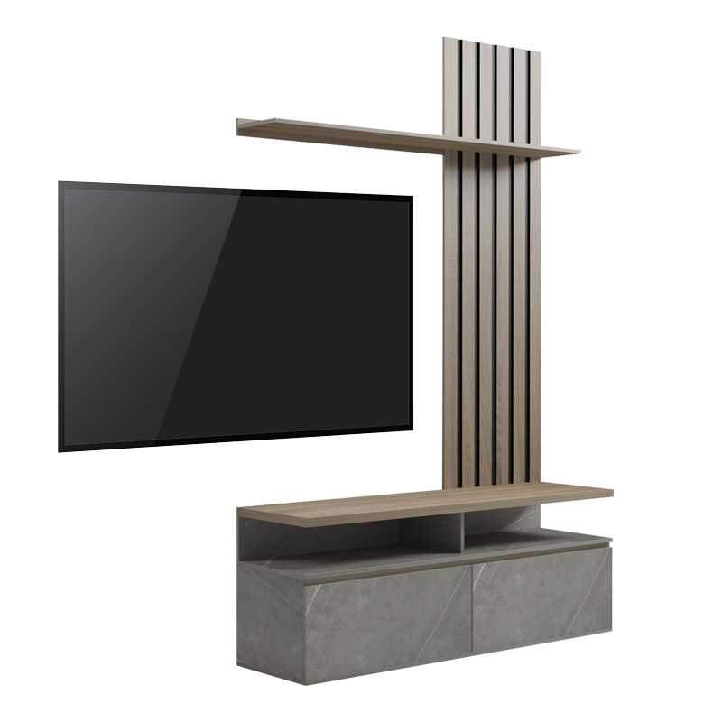 Комплект за всекидневна стая, Perlento, Сонома, Пдч, 140х41х219.5см.