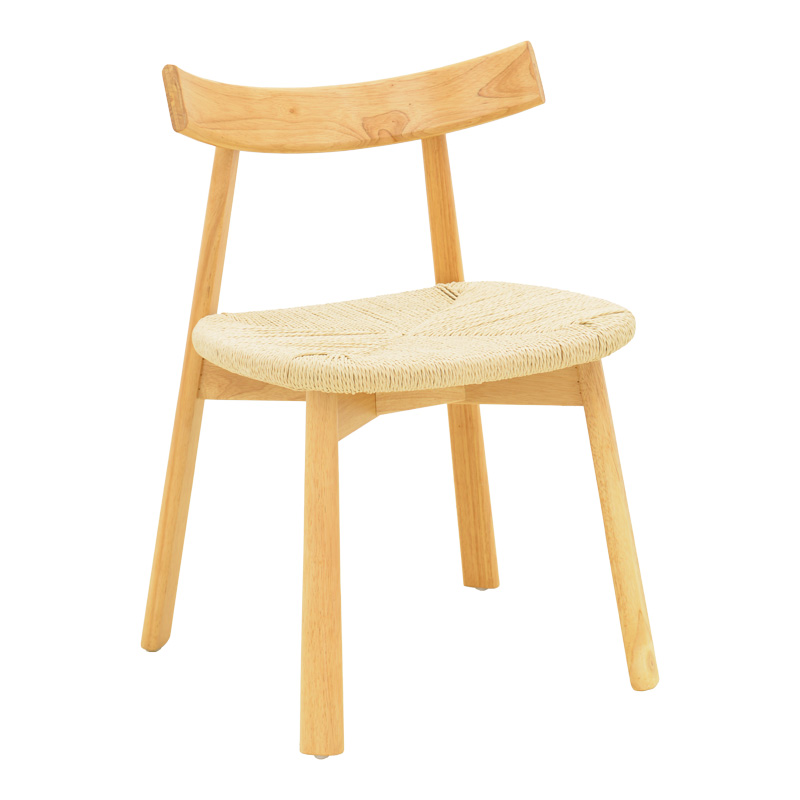 Стол, Clareta, Натурален, Дърво, 53х55х79см.