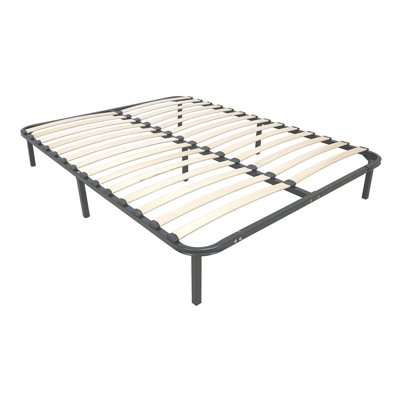 Рамка за легло, Amaso, Черен, Метал, 160х200х28см.