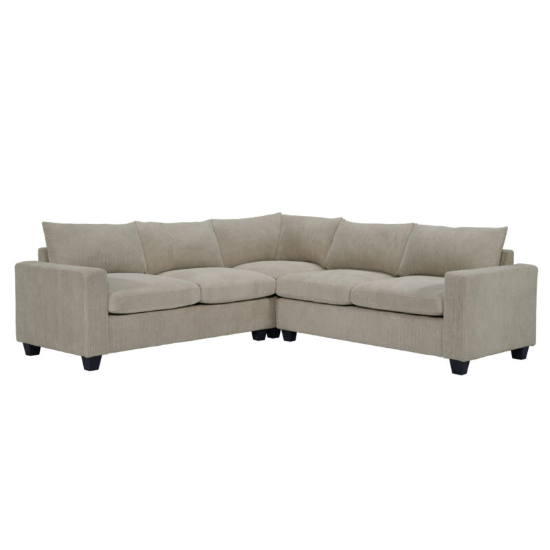 Диван, Calder, Бежов, Текстил, 254х254х90см.