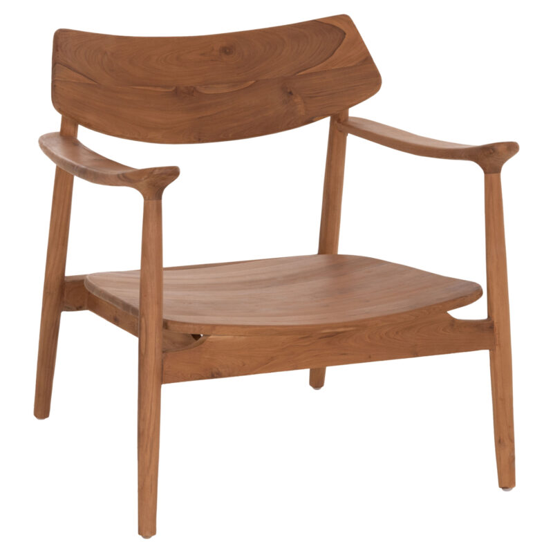 Фотьойл, Ranger, Натурален, Дърво, 70х73х73см.