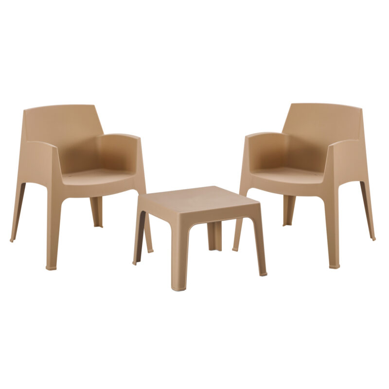 Столове, HM21267.03, Капучино, Пластмаса