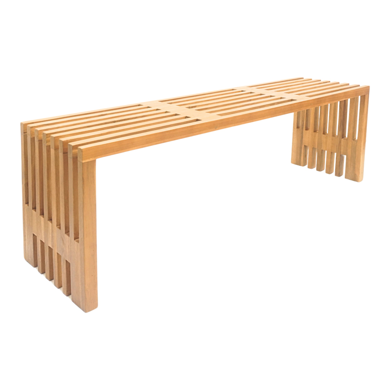 Пейка, Bench Zen, Натурален, Дърво, 140х35х48см.