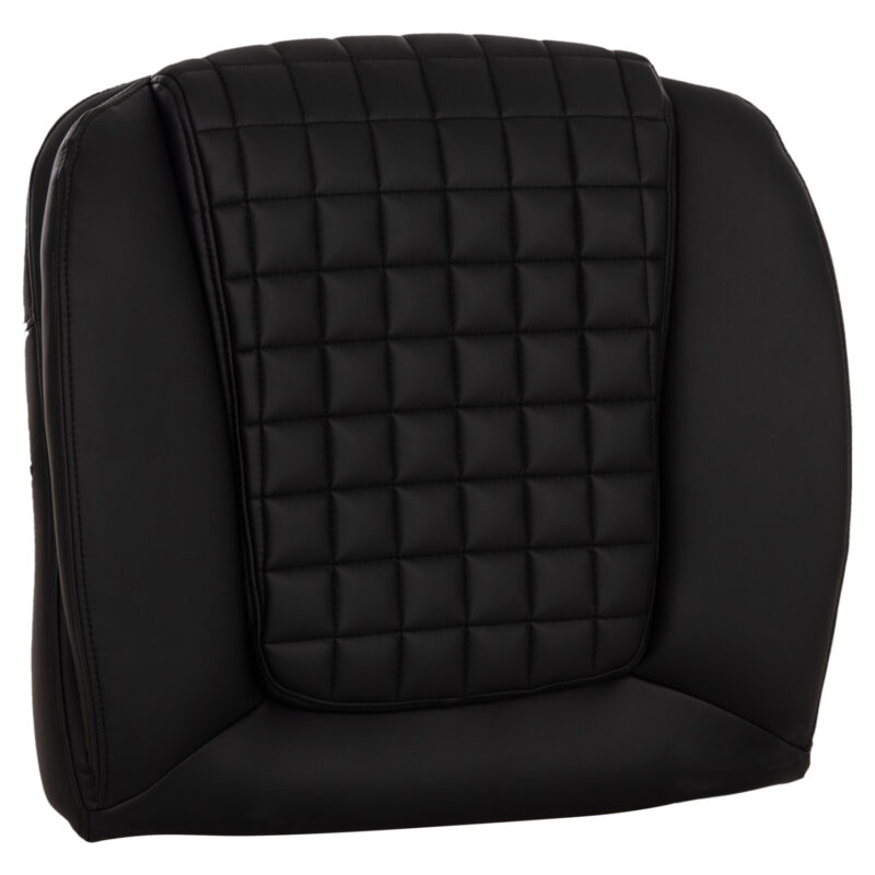 Офис стол, HM1097.01, Черен, Изкуствена кожа, 65х80х127см.