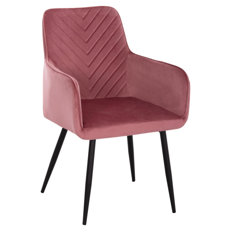 Фотьойл, LATRELL, Розов, Кадифе, 54х57х84см.