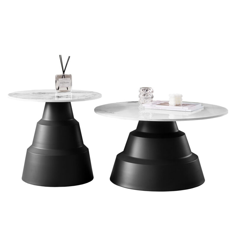 Холни маси, LIDOх, Бял, Синтерован камък, 50х70см.