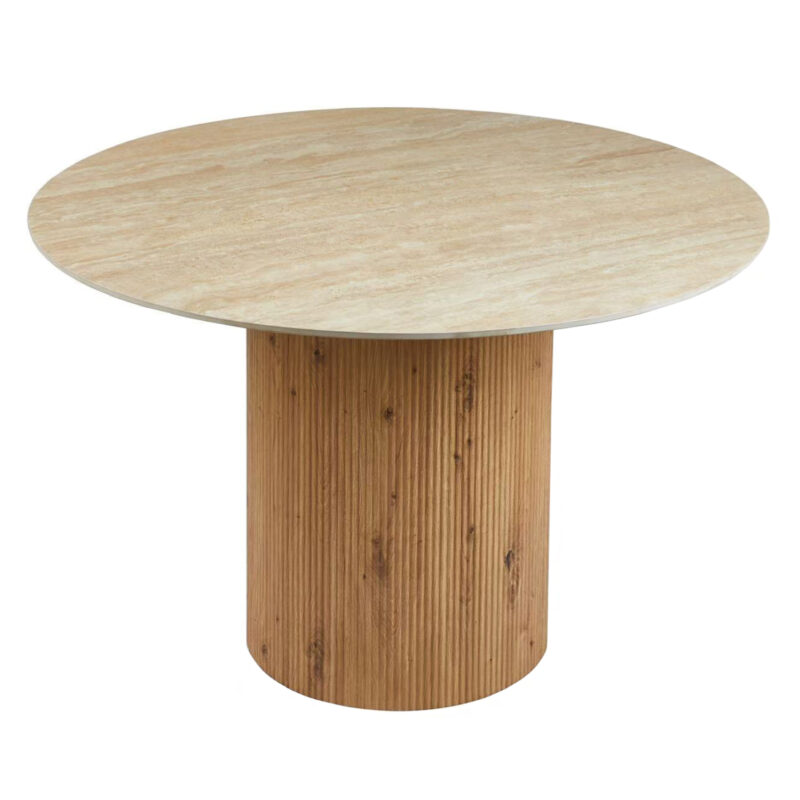 Трапезна маса, HM18324, Бежов, Керамика, 126х77см.