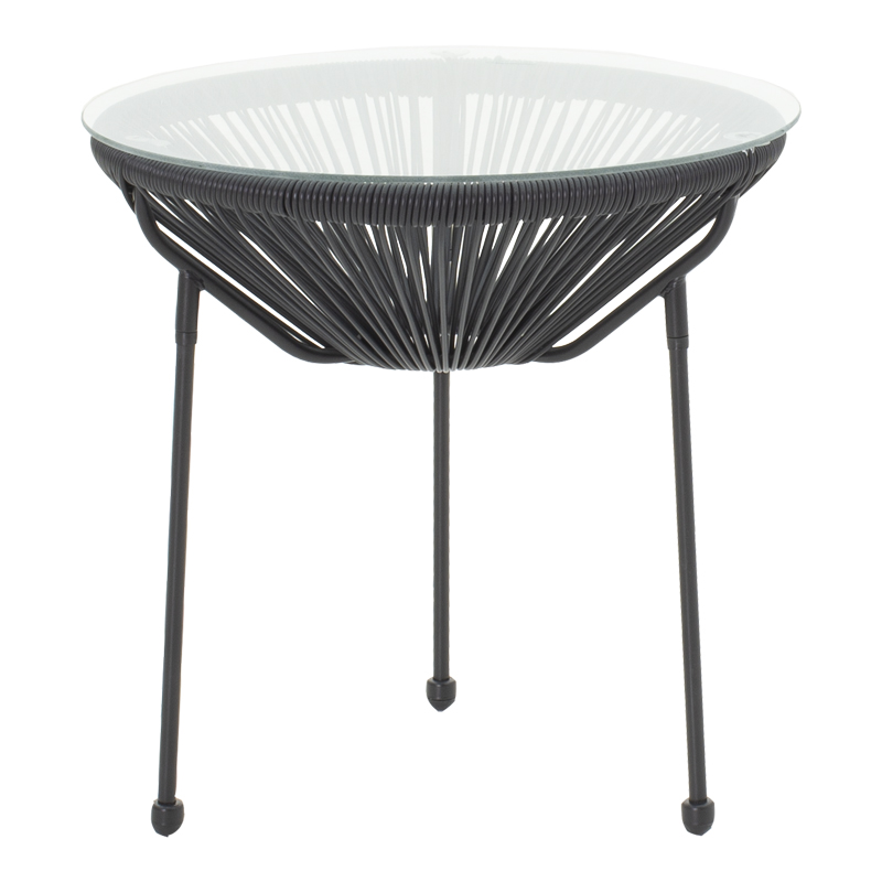 Маса, metal-pe rattan, 50х50х52см.