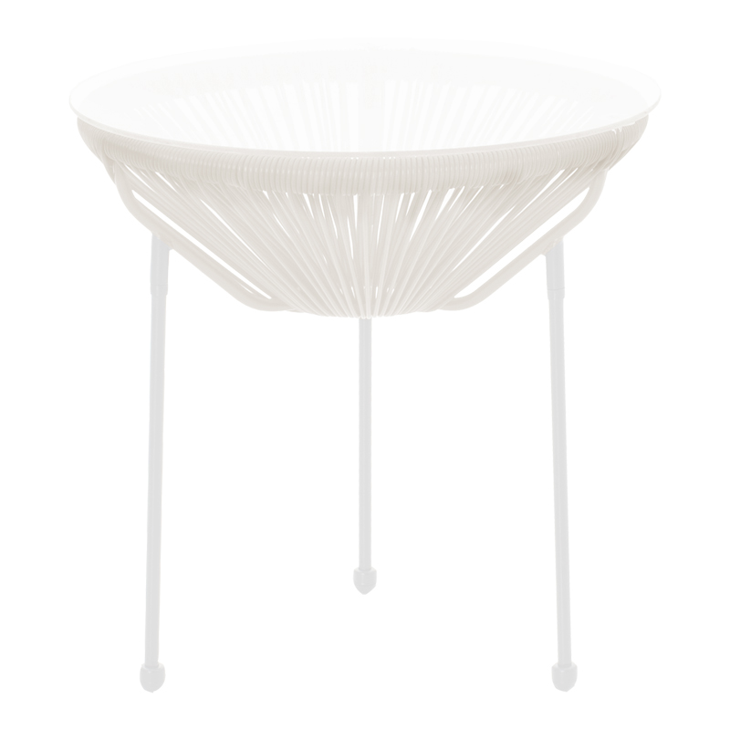 Маса, metal-pe rattan, 50х50х52см.