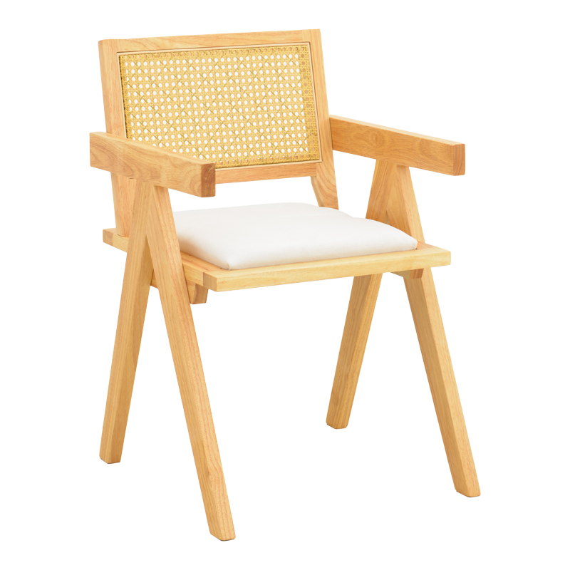 Фотьойл, Winslow, Натурален, Дърво, 51х54х80см.