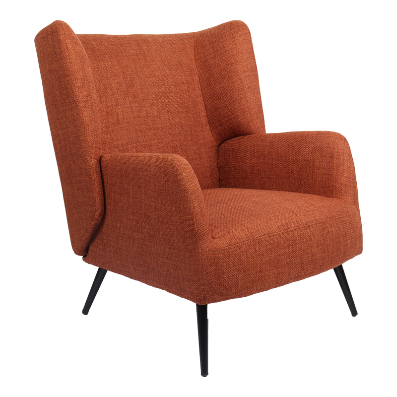 Фотьойл, Mareta, Кафяв, Текстил, 83х80х99см.