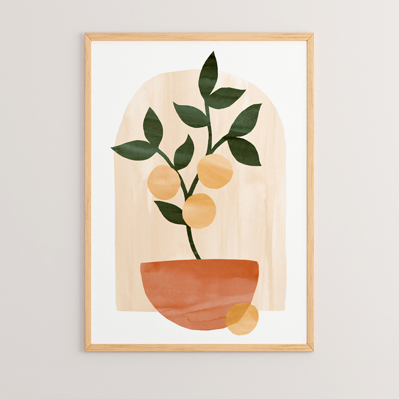 Картина, Otoben, Многоцветен, Дърво, 33х1.5х48см.