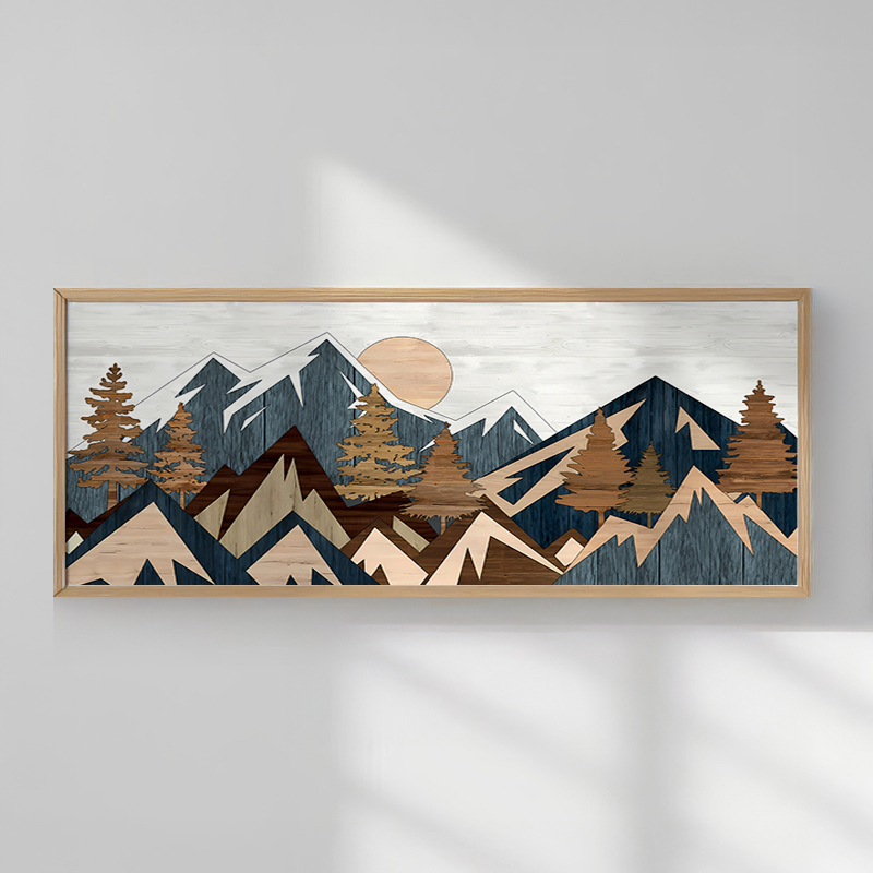 Картина, Kalef, Многоцветен, Дърво, 120х2х50см.