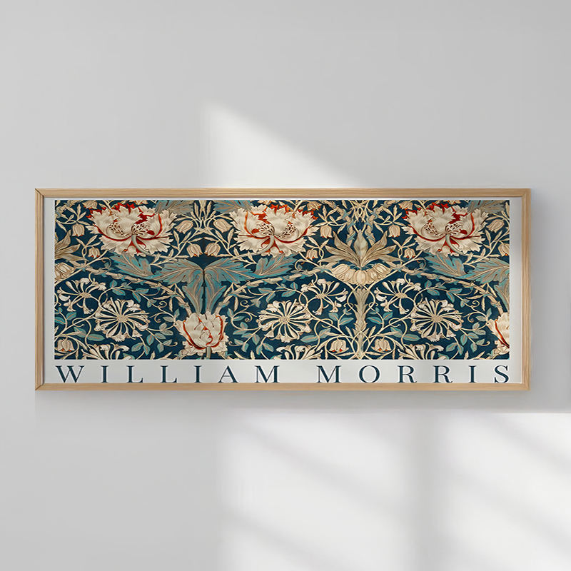 Картина, Morris, Многоцветен, Дърво, 120х2х50см.