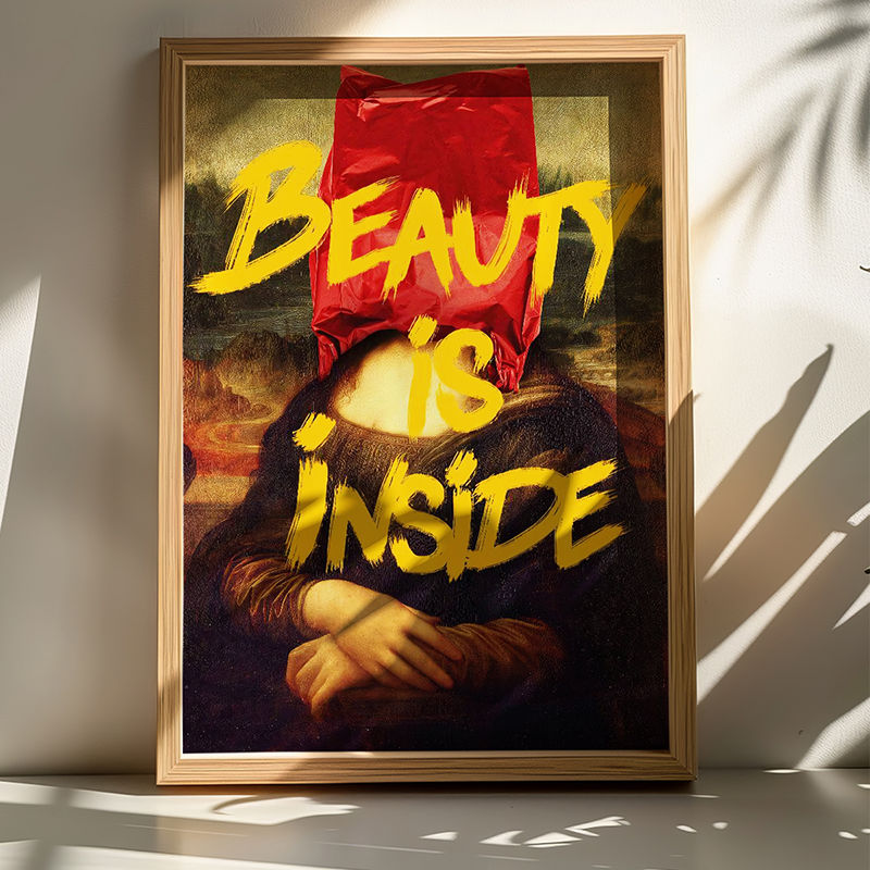 Картина, Loveser, Многоцветен, Дърво, 70х2х50см.