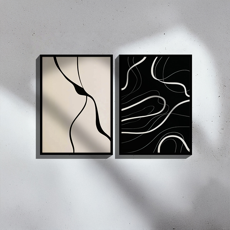 Картина, Bennez I, Многоцветен, Дърво, 33х1.5х48см.